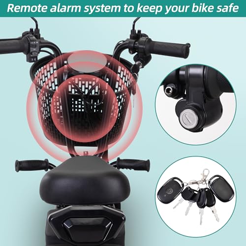 Foldable Electric Tricycle for Adults with 3 Seats and Storage Basket H83643