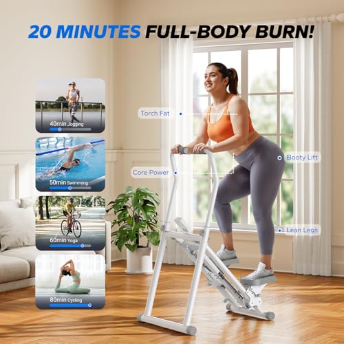 MERACH Stair Stepper for Home Gym, Vertical Climber Machine with Adjustable Handlebar P988