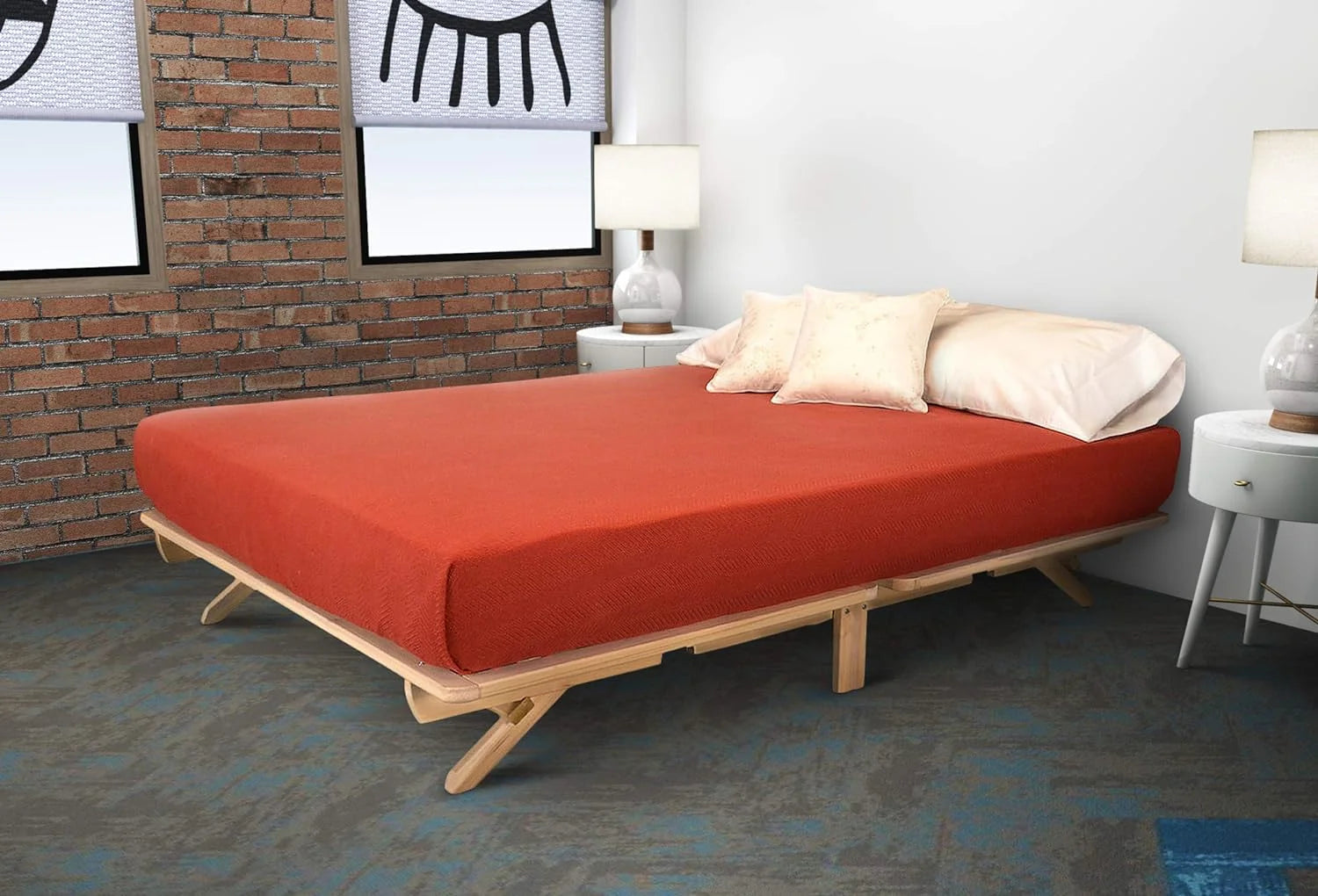 Queen Fold Platform Bed K6210