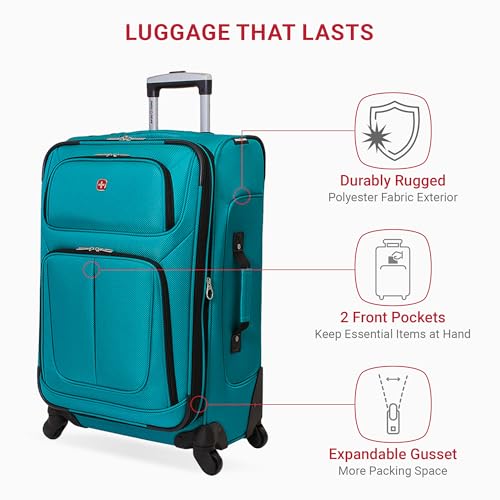 SwissGear Sion Softside Expandable Luggage, Black, 29-Inch C81483
