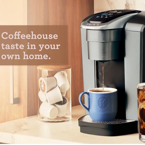 Keurig K-Elite Single Serve K-Cup Pod Coffee Maker, Brushed Silver P23556