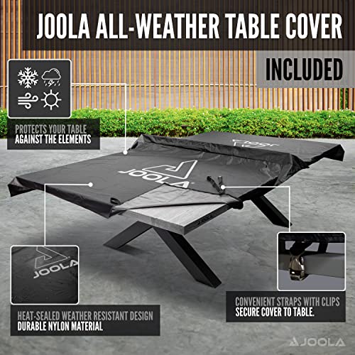 JOOLA Outdoor Table Tennis Table with Steel Net Set & Frame L349