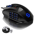 UtechSmart Venus Pro RGB Wireless MMO Gaming Mouse, 16000 DPI, 16 Programmable Buttons M66772