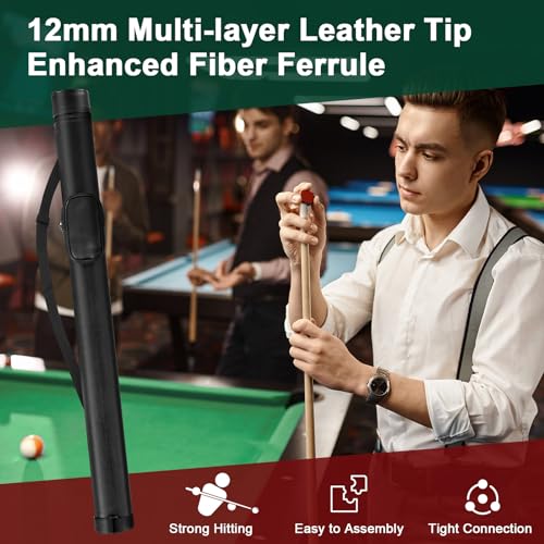 Syhood Pool Cue Sticks Case and Repair Accessories Set Z1877