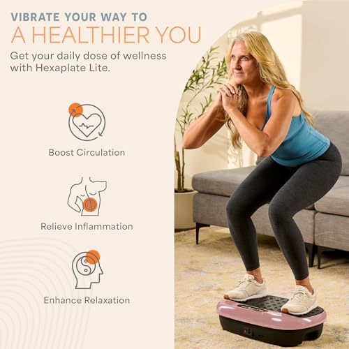 Lifepro Vibration Plate Exercise Machine with Magnetic Acupoints for Full Body Fitness P3479