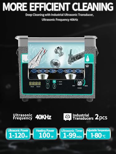 Ultrasonic Cleaner 3L with Heater and Digital Timer B87200