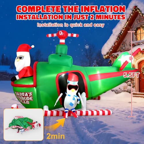 HFO 8 FT Halloween Inflatable Pumpkin Reaper Ghost with LED Lights W411