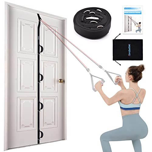 Brebebe Door Anchor Strap for Resistance Bands, Multi Point Gym Attachment, Home Fitness Equipment U4872