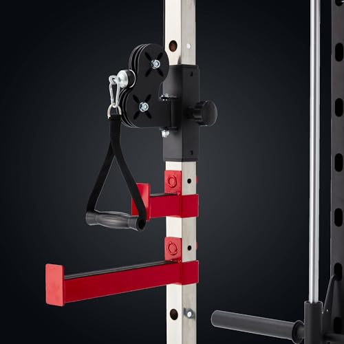 Smith Machine Home Gym with Cable Crossover Power Cage W9011