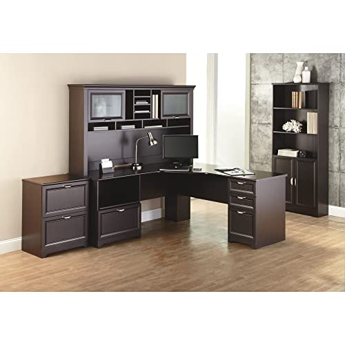 Realspace Magellan Performance 71"W L-Shaped Corner Desk, Espresso Q27794