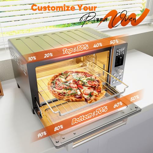 Nuwave Bravo Pro Smart 21QT Toaster Oven Air Fryer Combo, Convection Countertop, Mint Green B532672