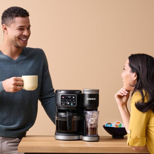 Keurig K-Duo Hot & Iced Single Serve & Carafe Coffee Maker, 72oz Reservoir W9296
