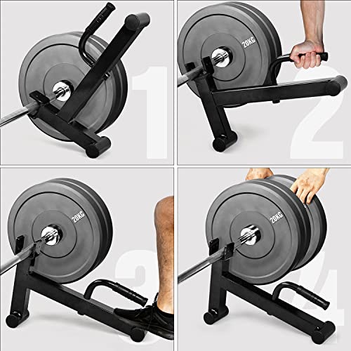 Yes4All Deadlift Jack Barbell Stand for Weight Training W456663