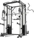RitKeep PMAX 5600 Pro Smith Machine,All-in-One Home Gym Equipment with 2200lb Capacity,Includes T-Bar Row,Single Handle,and More Attachment,with 320lb Weight Stack,for Home Gym Use