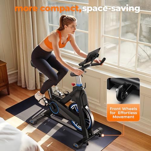 YOSUDA PRO Magnetic Exercise Bike 350 lbs Capacity Indoor Cycling Stationary B677
