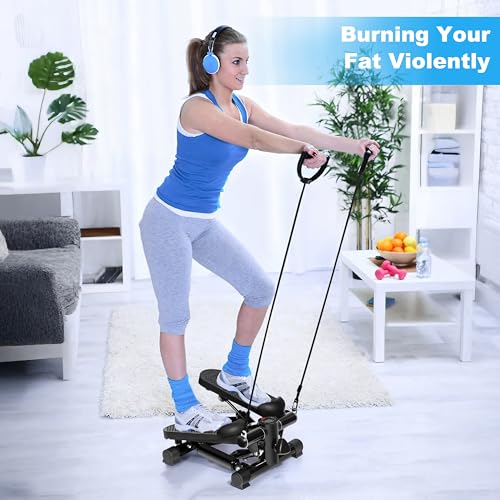 TOPMAJOR Stepper with Resistance Bands, 330 lbs Capacity, Adjustable Height K222