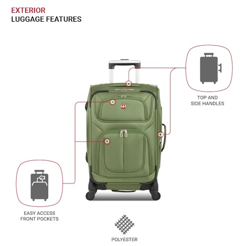 SwissGear Sion Softside Expandable Luggage, Black, 29-Inch C81483
