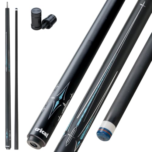 CRICAL Carbon Fiber Pool Cue Stick 58" with 12.5mm Tip J317692