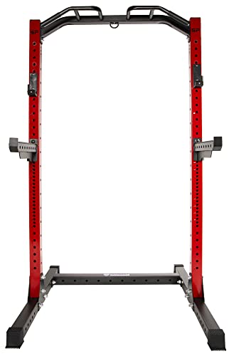 SF-SS1 3" x 3" Power Rack Squat Stand with J-Hooks and Safety Spotter Arms X542596