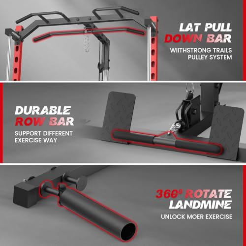 Smith Machine with LAT-Pull Down and Cable Crossover D427