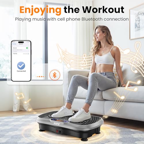 AXV Vibration Plate Fitness Platform Exercise Machine for Full Body Workout Q37919
