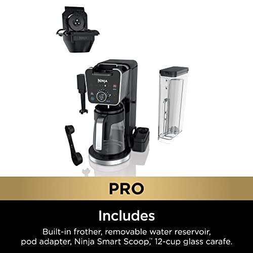 Ninja DualBrew Pro Specialty 12-Cup Coffee Maker with K-Cup Combo, Single Serve & Drip, Permanent Filter Included U419373