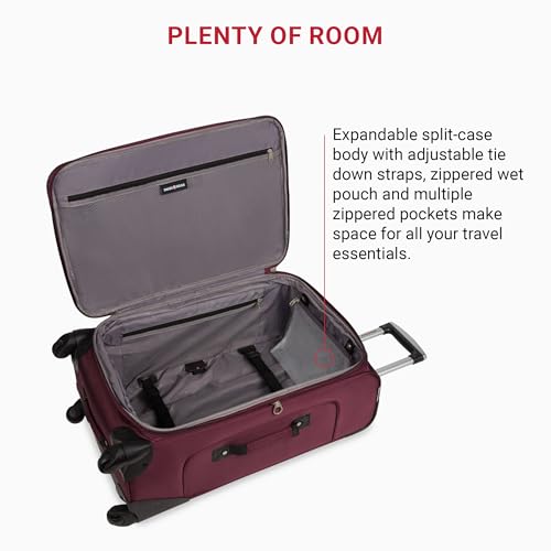 SwissGear Sion Softside Expandable Luggage, Black, 29-Inch C81483