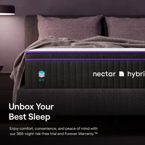 Nectar Hybrid Full Mattress 12 Inch Medium Firm Gel Memory Foam Y87993