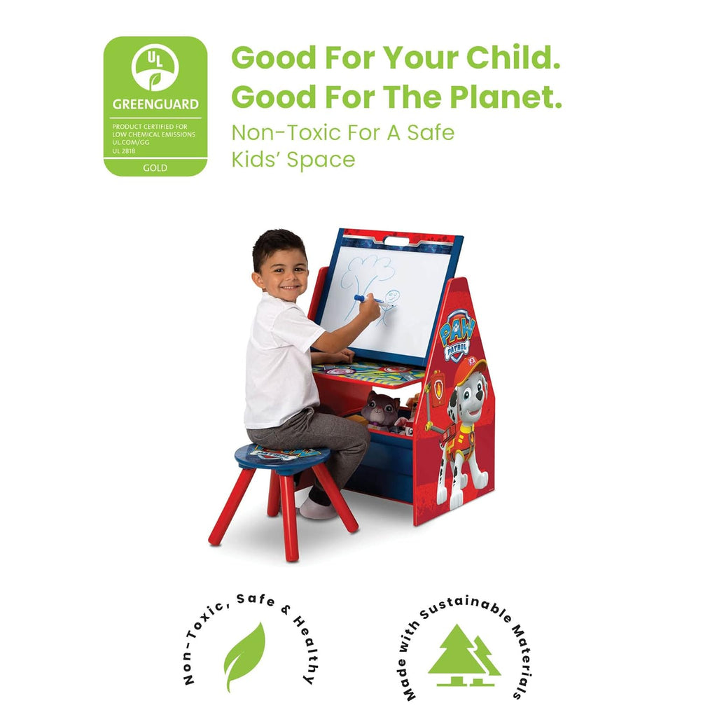 Delta Children Kids Table and Chair Set with Storage, 2 Chairs Included N44931