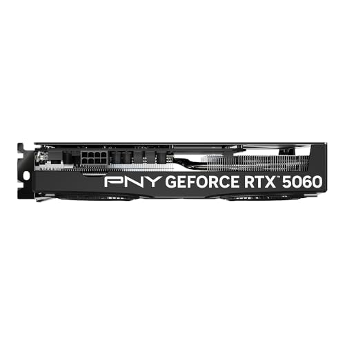 PNY NVIDIA GeForce RTX 5060 8GB ARGB Overclocked Triple Fan Graphics Card V241023