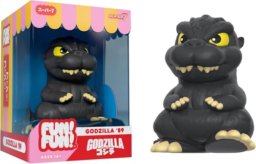 Super7 Fun! Fun! Toho Godzilla Minus One (Grayscale) Vinyl Figure - 5" Toho Godzilla Action Figure Kaiju - Classic Movie Monster Fans Collectibles & Retro Toys - Limited Edition - Amazon Exclusive