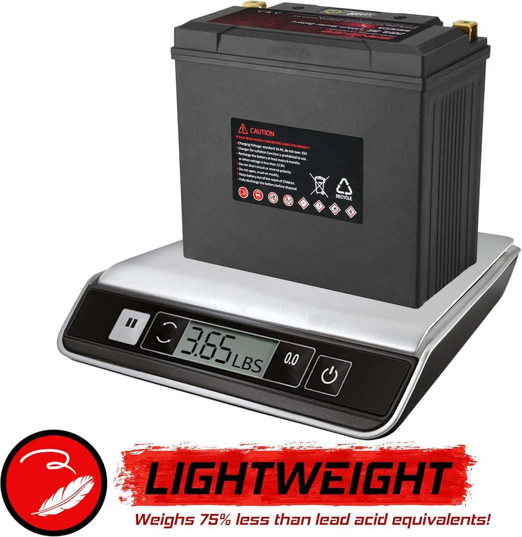 Banshee Lithium Motorcycle Battery YTX20L-BS 12.8V 18AH with BMS R8663