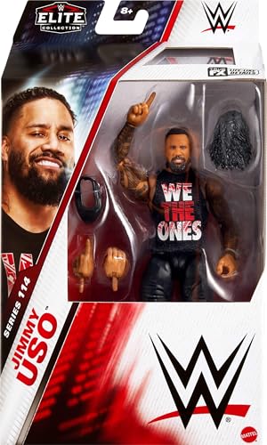 Mattel WWE Elite Action Figure Jimmy USO 6-inch Collectible R5956