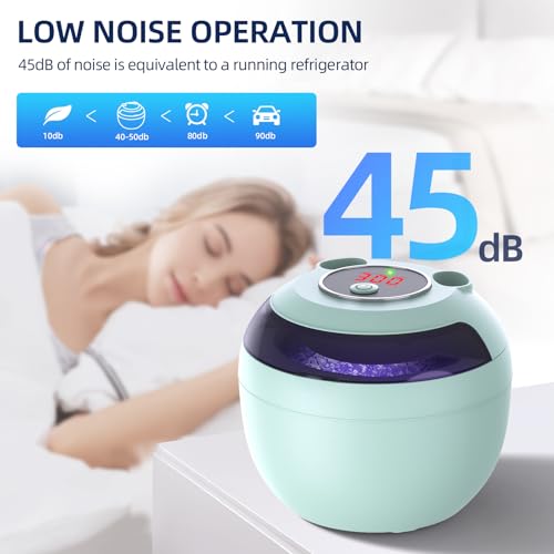 Ultrasonic Retainer Cleaner for Dentures, Mouth Guards, Braces, Jewelry, 200ML, 45kHz X607