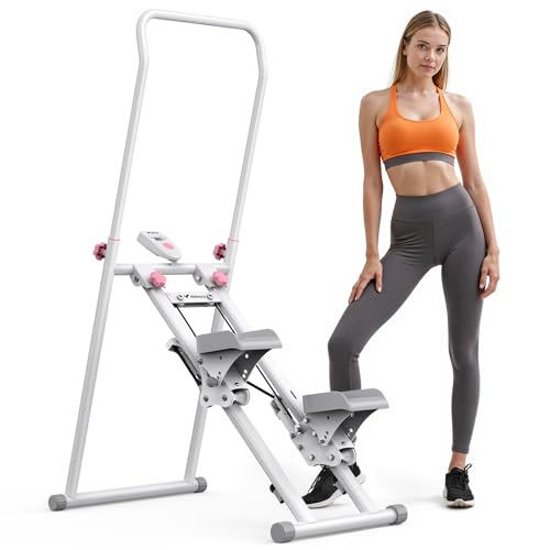MERACH Stair Stepper for Home Gym, Vertical Climber Machine with Adjustable Handlebar P988
