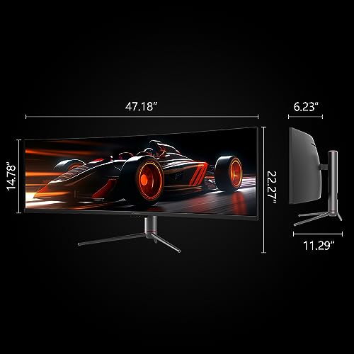 INNOCN 49" Curved Ultrawide Gaming Monitor 120Hz QHD 32:9 E79455