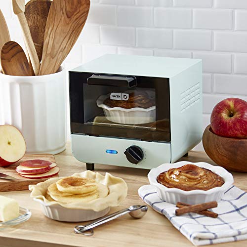 DASH Mini Toaster Oven Cooker for Bread, Bagels, Pizza, Paninis - Red B5381