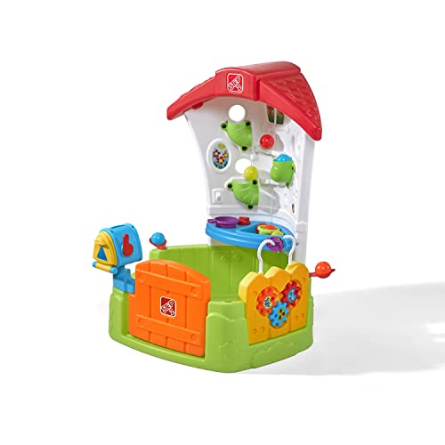 Step2 Toddler Corner House Kids Playhouse Indoor/Outdoor Playset with Kitchenette T716169