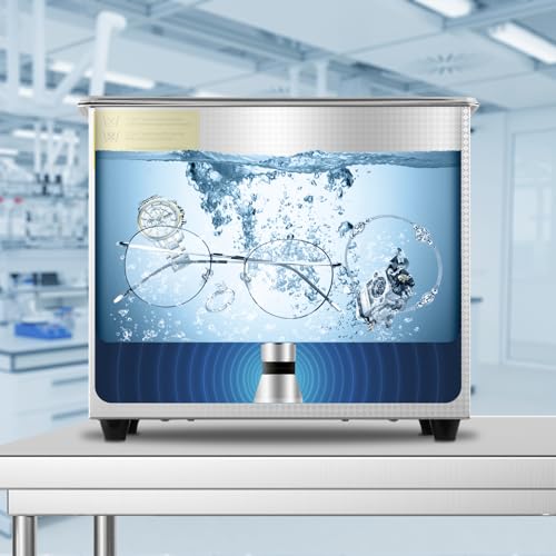 VEVOR Commercial Ultrasonic Cleaner 6L 40kHz with Digital Timer & Heater 110V Q7418