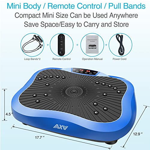 AXV Vibration Plate Exercise Machine Whole Body Workout Fitness Platform K84986