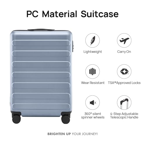 Carry-on Luggage 20 Inch Hardshell with Spinner Wheels and TSA Lock L610552