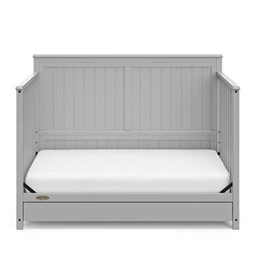 Graco Hadley 5-in-1 Convertible Crib and Changer with Drawer (Black) P7234