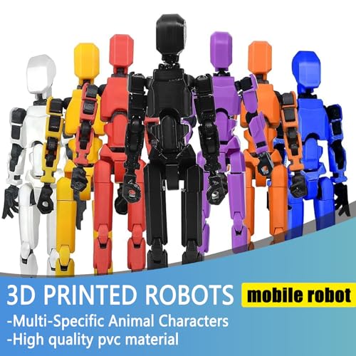 Titan 13 Action Figure, 3D Printed Robot, Desktop Decorations Game Gifts (9 pcs) Z24151