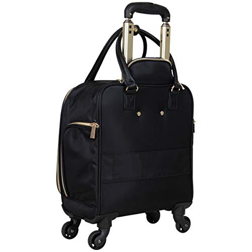 Kenneth Cole REACTION Chelsea Chevron Quilted Luggage, Black, 24-Inch V572