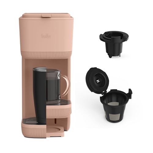 BELLA Single Serve Coffee Maker, K Cup & Ground Compatible, Auto Shutoff X237