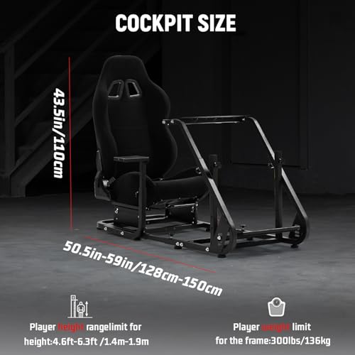Dardoo G29 Racing Simulator Cockpit with Seat Z14986