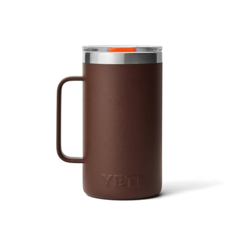 YETI Rambler 24 oz Mug, Stainless Steel, Vacuum Insulated N160
