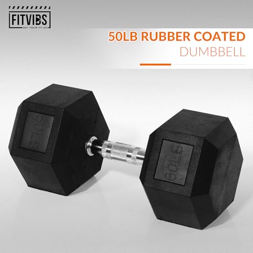 Hex Dumbbells Rubber Coated Hand Weights C709