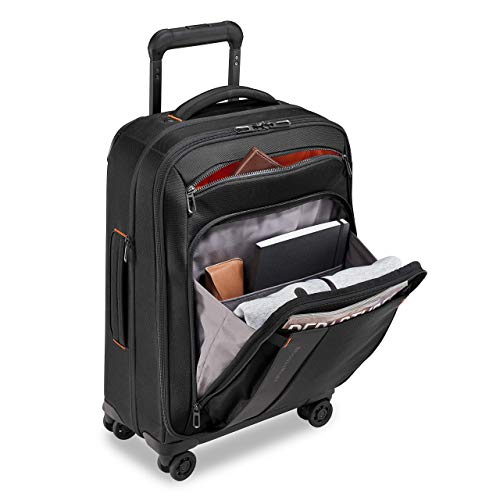 Briggs & Riley 22" Carry On Expandable Spinner - Softside Luggage, Black G487462