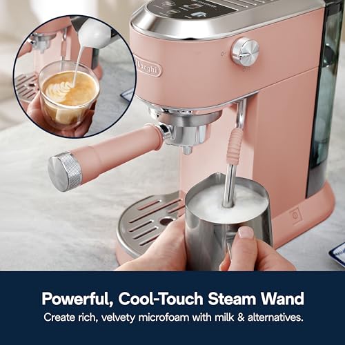 De'Longhi Dedica Duo Compact Espresso Machine with Milk Frother, Stainless Steel C1989